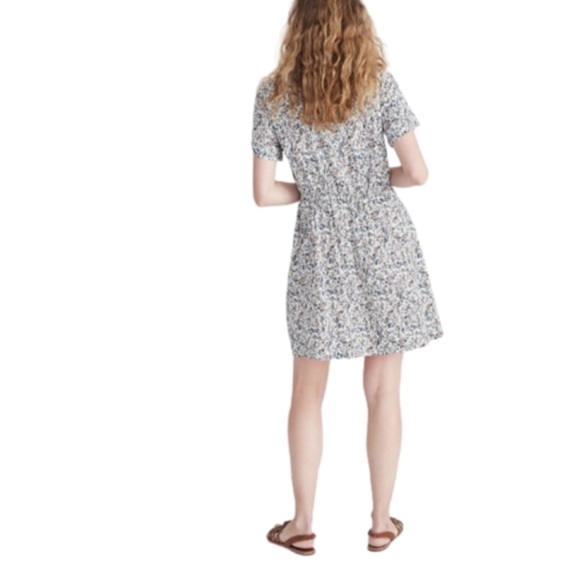 Madewell Button-Front Day Dress in Blossoming Vines Women’s XS - Picture 3 of 12